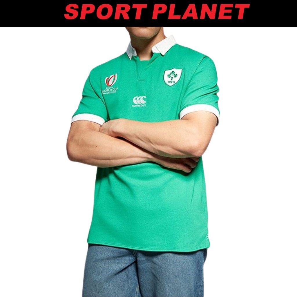 Canterbury Men Ireland Rugby IRFU 2023/24 Home Classic World Cup Jersey ...