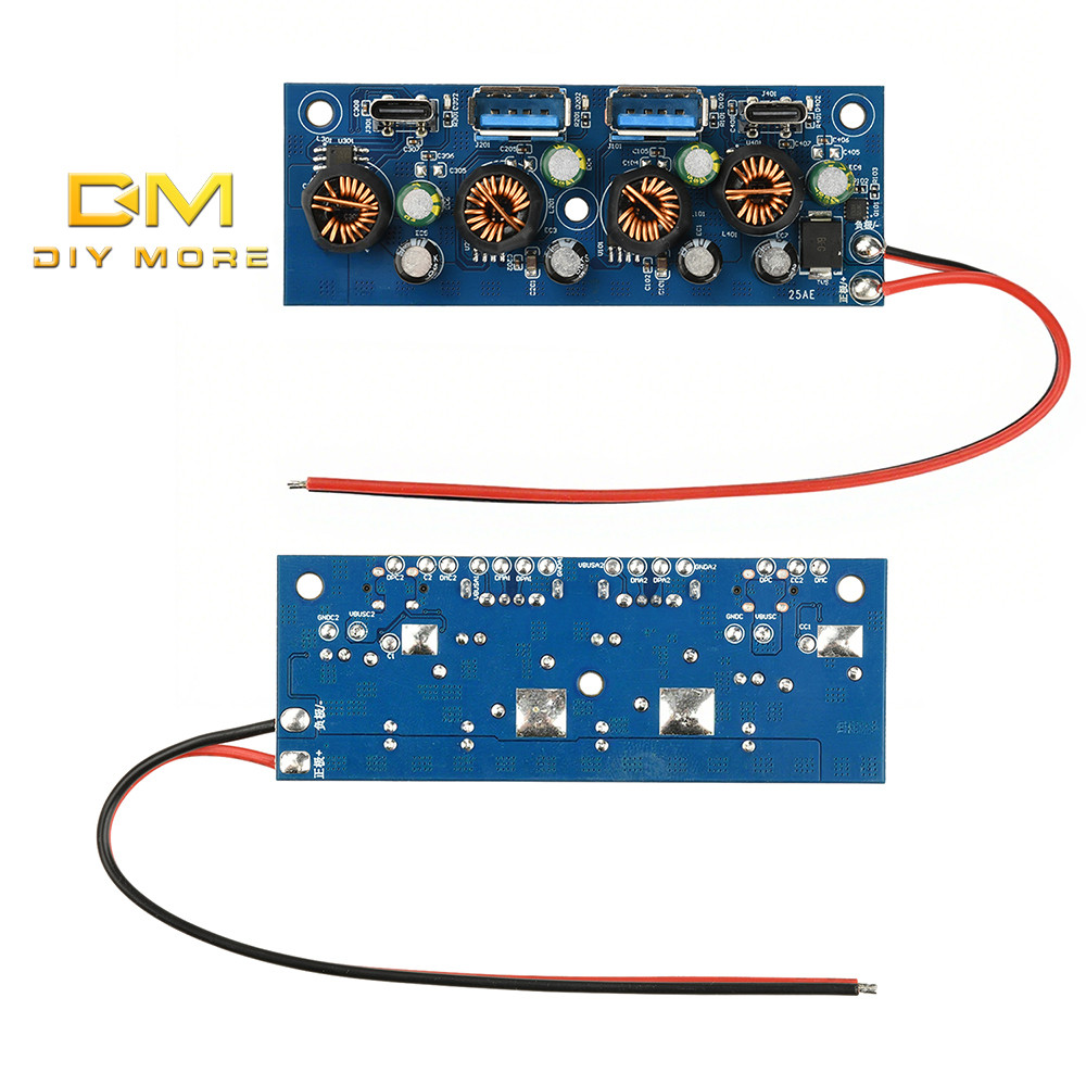 DIYMORE 90W DC 9-30V 10A Vertical Fast Charging Module All-Protocol ...