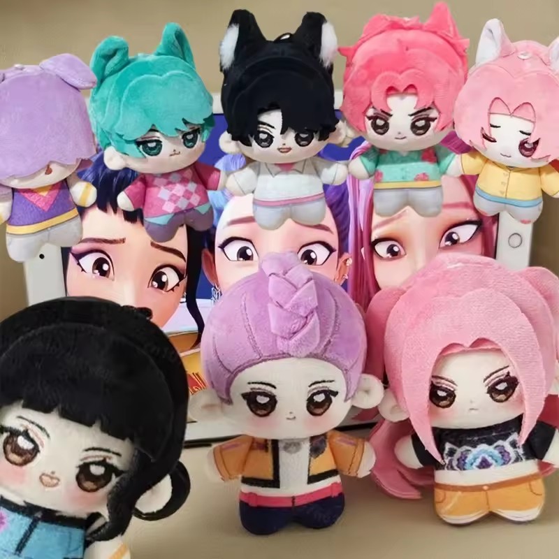 10cm Anime Kpop Demon Hunters Cute Mini Rumi Mira Zoey Idol Cotton Doll ...