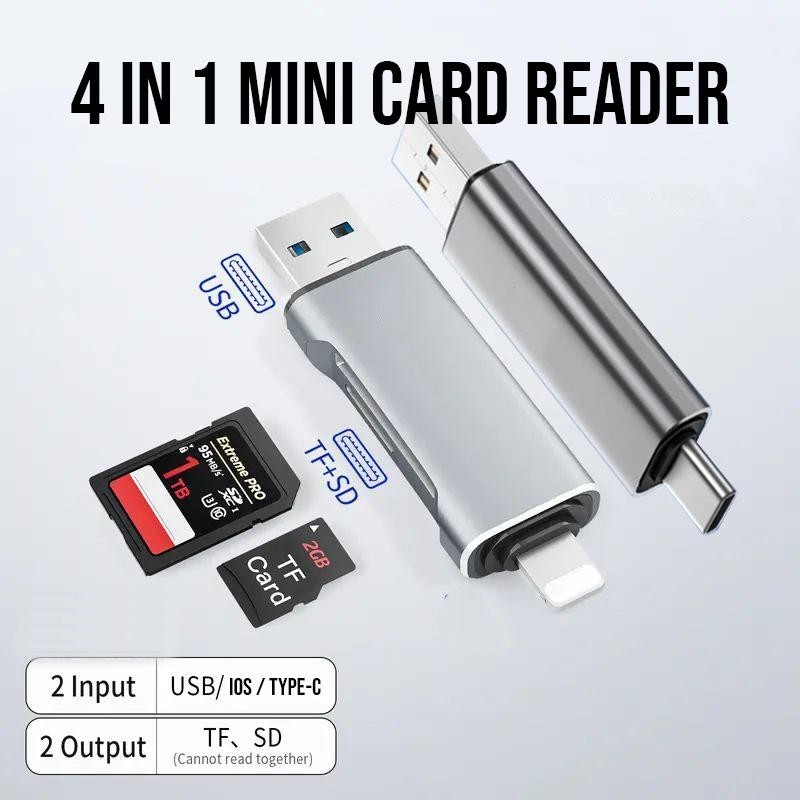 2in1 SD TF Card Reader OTG USB Type C 3.0 TFMicro SD Memory Card ...