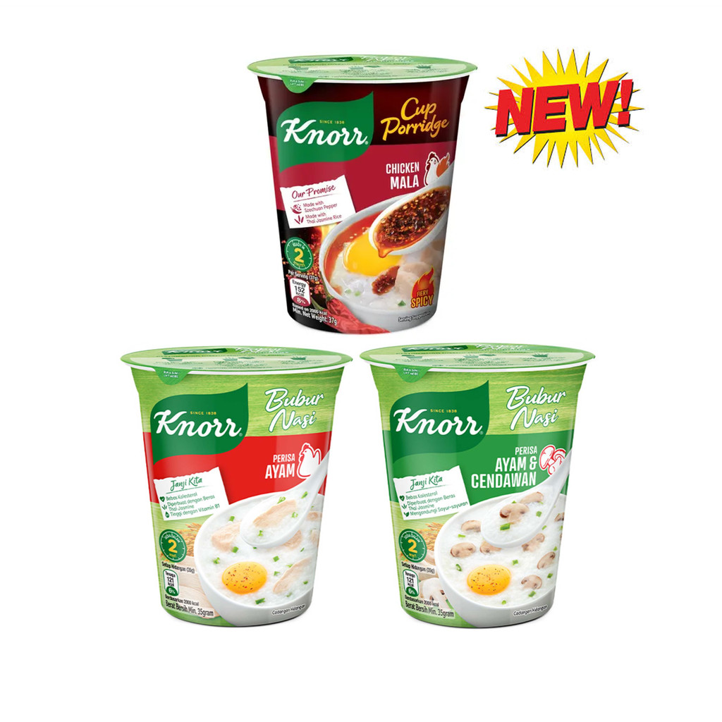 KNORR INSTANT CUP PORRIDGE | Shopee Malaysia
