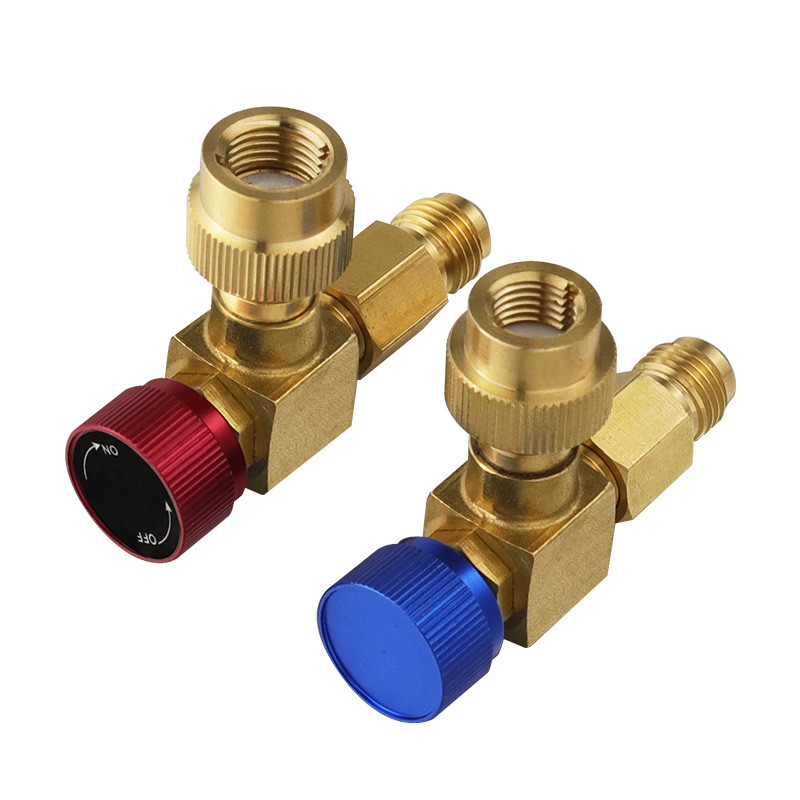 High Strength Brass Control Valve Set For R22 R404 R407Air Conditioner ...
