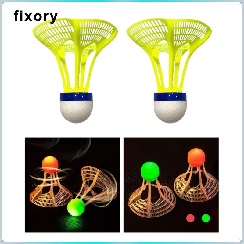 fixory LED Badminton Shuttlecocks, Wind Resistance Game, Exercise ...