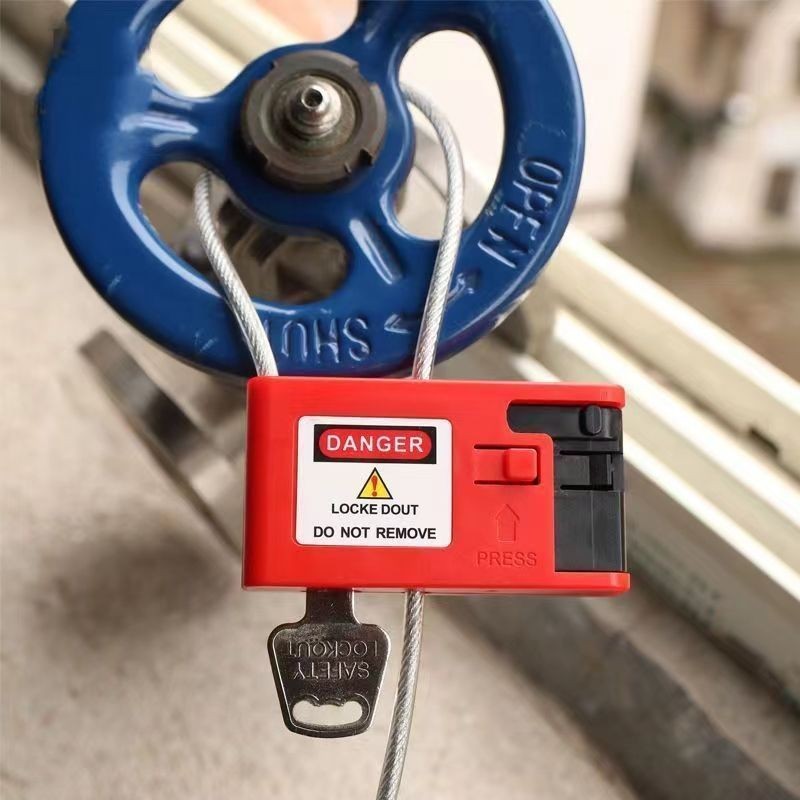 Adjustable Length Lockable Cable Tie Cable Stop Lock Equipment Valve ...