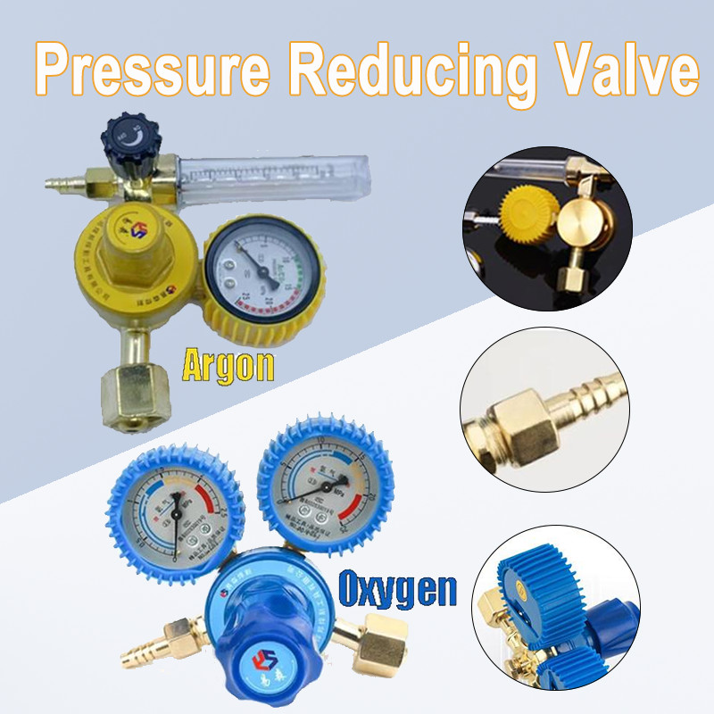 Brass Argon / Oxyen Regulator Copper Pressure Reducing Valve Shock ...
