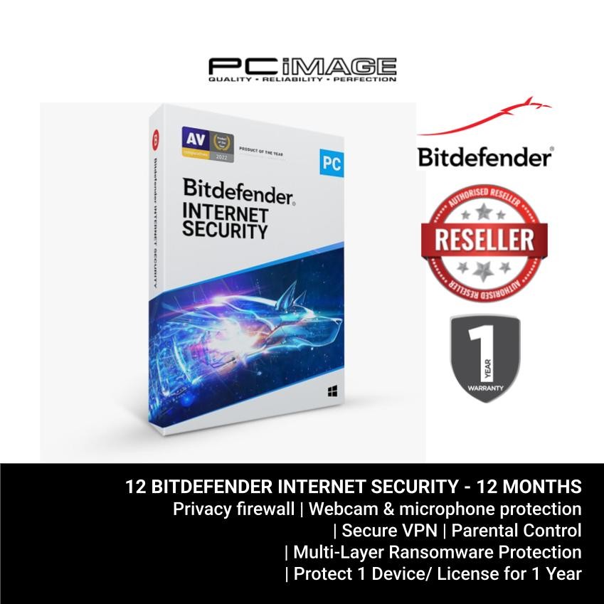 BITDEFENDER INTERNET SECURITY | Shopee Malaysia