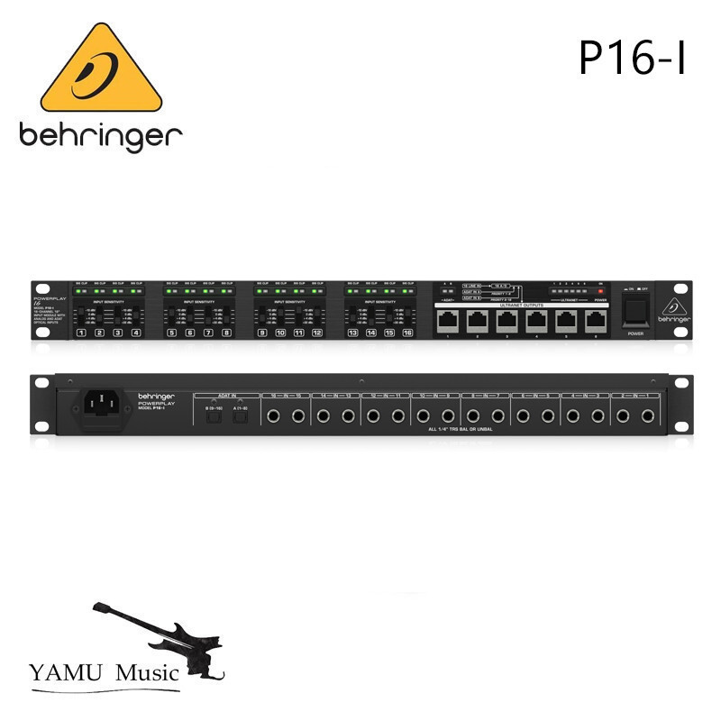 Behringer P16I 16Channel 19'' Input Module with Analog and ADAT Optical ...