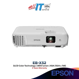 Epson EB-X52 XGA 3LCD 3,800 Lumens Projector