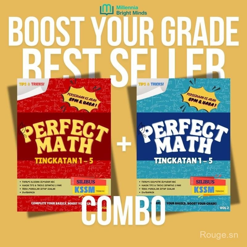 【Rouge.sn Mall】[MBM] Perfect Math Algebra Buku Latihan Tingkatan 1-5 ...