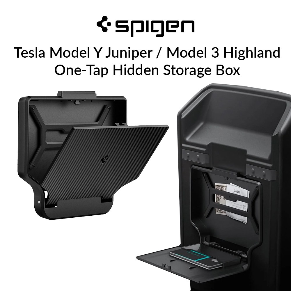 Cuscino Bracciolo Spigen Per Tesla Model Y 2025 Juniper E Model 3 Highland – TPE Antiscivolo, Bianco