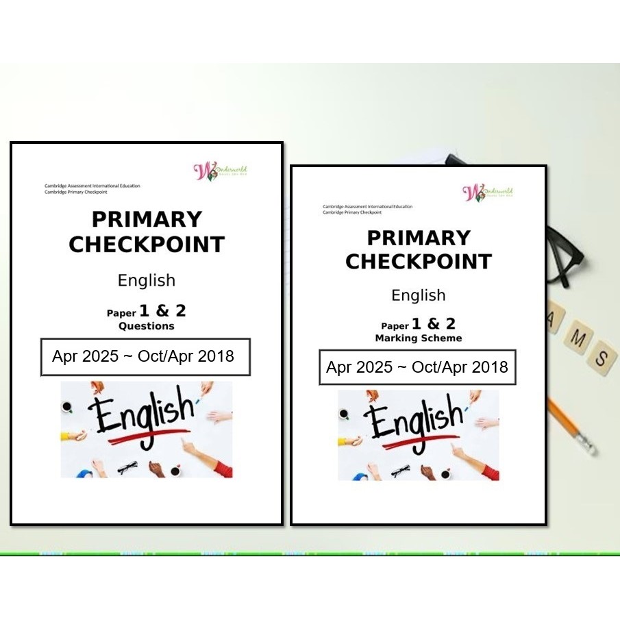 Primary Checkpoint English 0058 | Paper 1 & 2 | Question & Marking ...