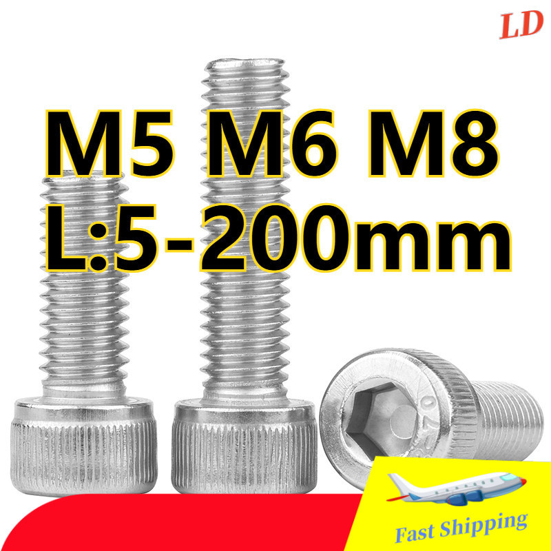 Hex Socket Cap Screw DIN912 | SUS 304 Stainless Steel Grade | Skru ...