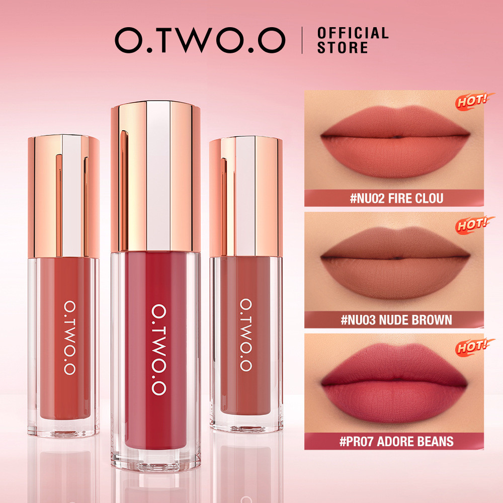 O.TWO.O Sheer Mist Lip Glaze 8 Colors Available Silky & Smooth Soft ...