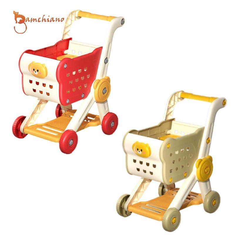 gamchiano Mini Shopping Cart Toy Supermarket Handcart Toy Simulation ...