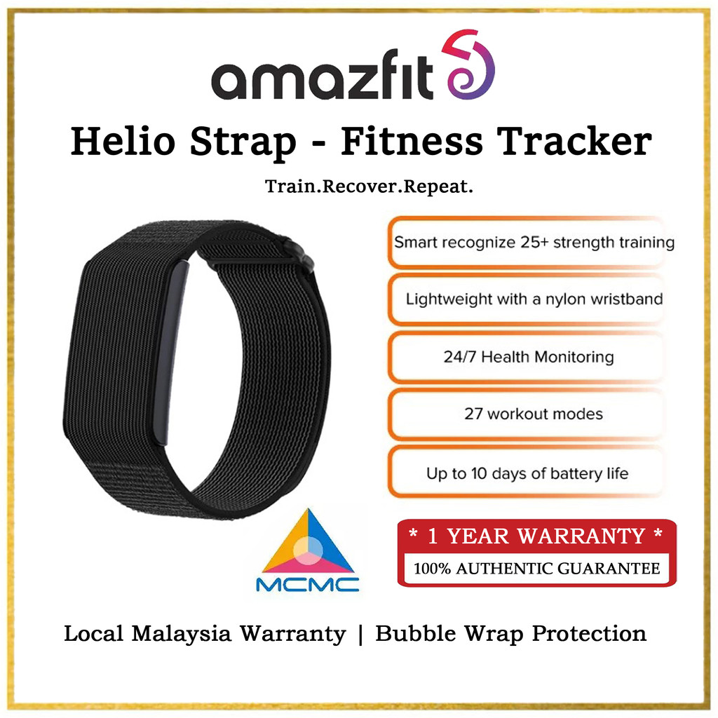 Amazfit Helio Strap Fitness Tracker Wristband, 24/7 Activity & Sleep ...