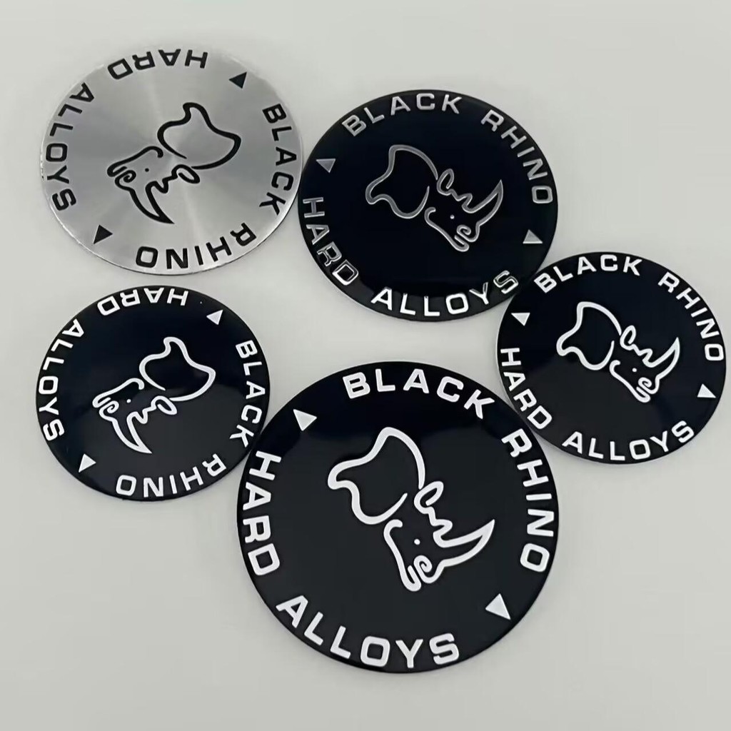 Rhino Wheel Cover Aluminum Patch 56mm59mm70mm75mm80mm Rhino logo Wheel ...