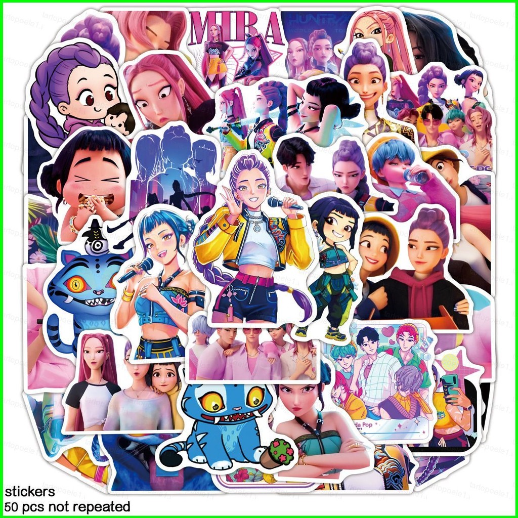 ST1 60PCS/set K-Pop Demon Hunters HUNTR/X Rumi Mira Zoey Saja Boys ...