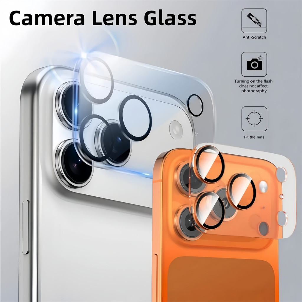 New For 17 HD Clear Lens Camera Protector Tempered Glass For iPhone 17 ...