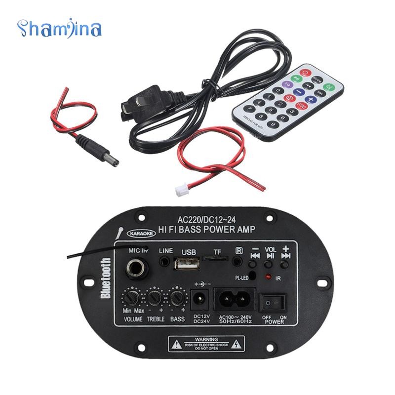 [Shamjina] Digital Power Amp Built-in Bluetooth Microphone Mono Power ...
