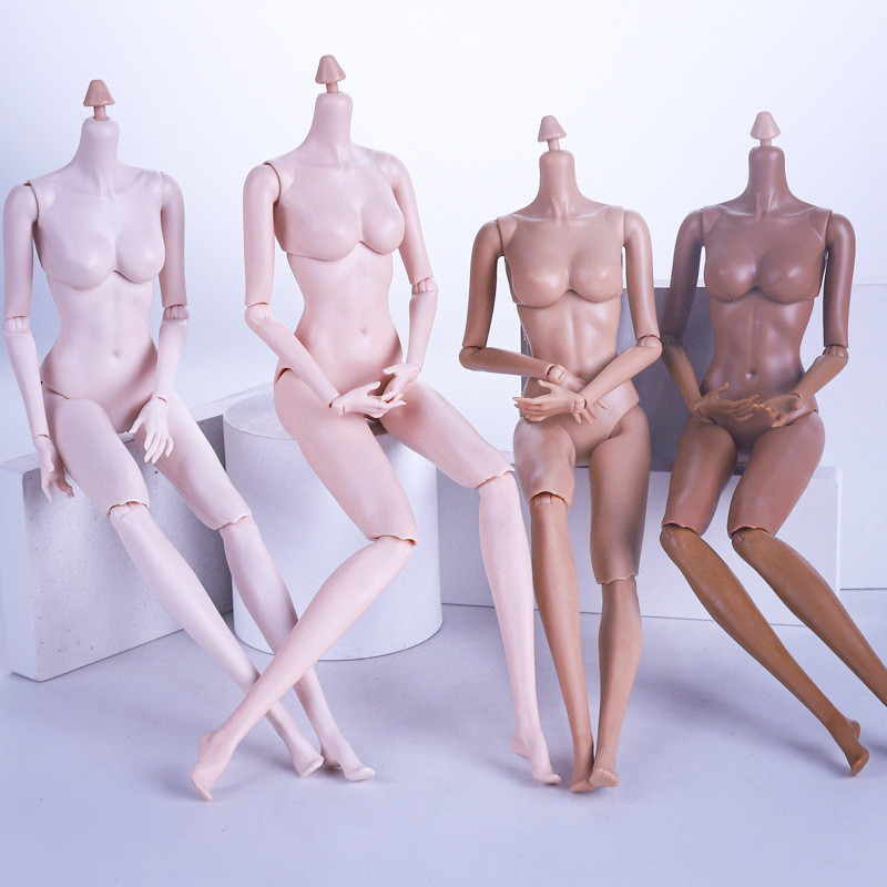 29cm 1/6 Doll's Body Accessories with Flat-Foot Replacement Legs Fit To ...