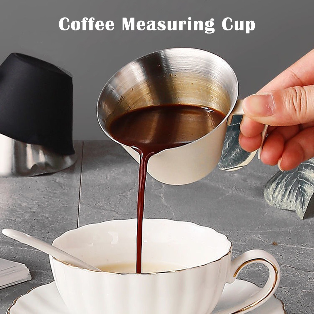 Espresso Measuring Cup Scale Stainless Steel Coffee Espresso Stainless ...
