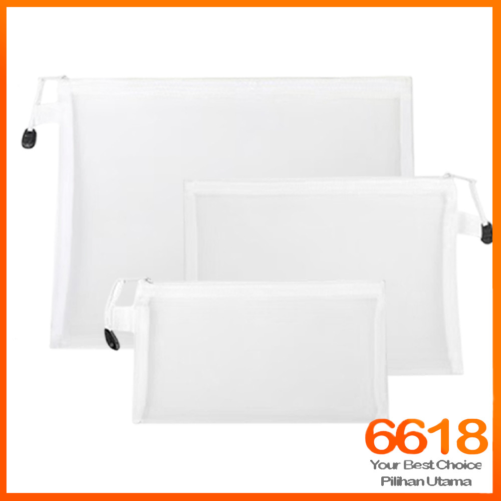 Beg Fail Alat Tulis Beg Dokumen Lutsinar Mesh Zip Peperiksaan Kertas ...