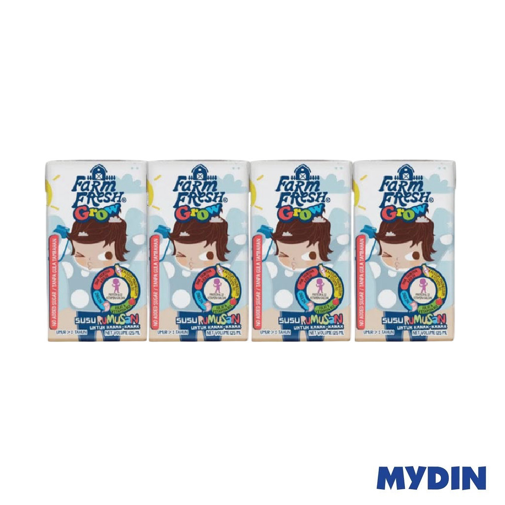 Farm Fresh Susu Rumusan (4 x 125ml) | Shopee Malaysia