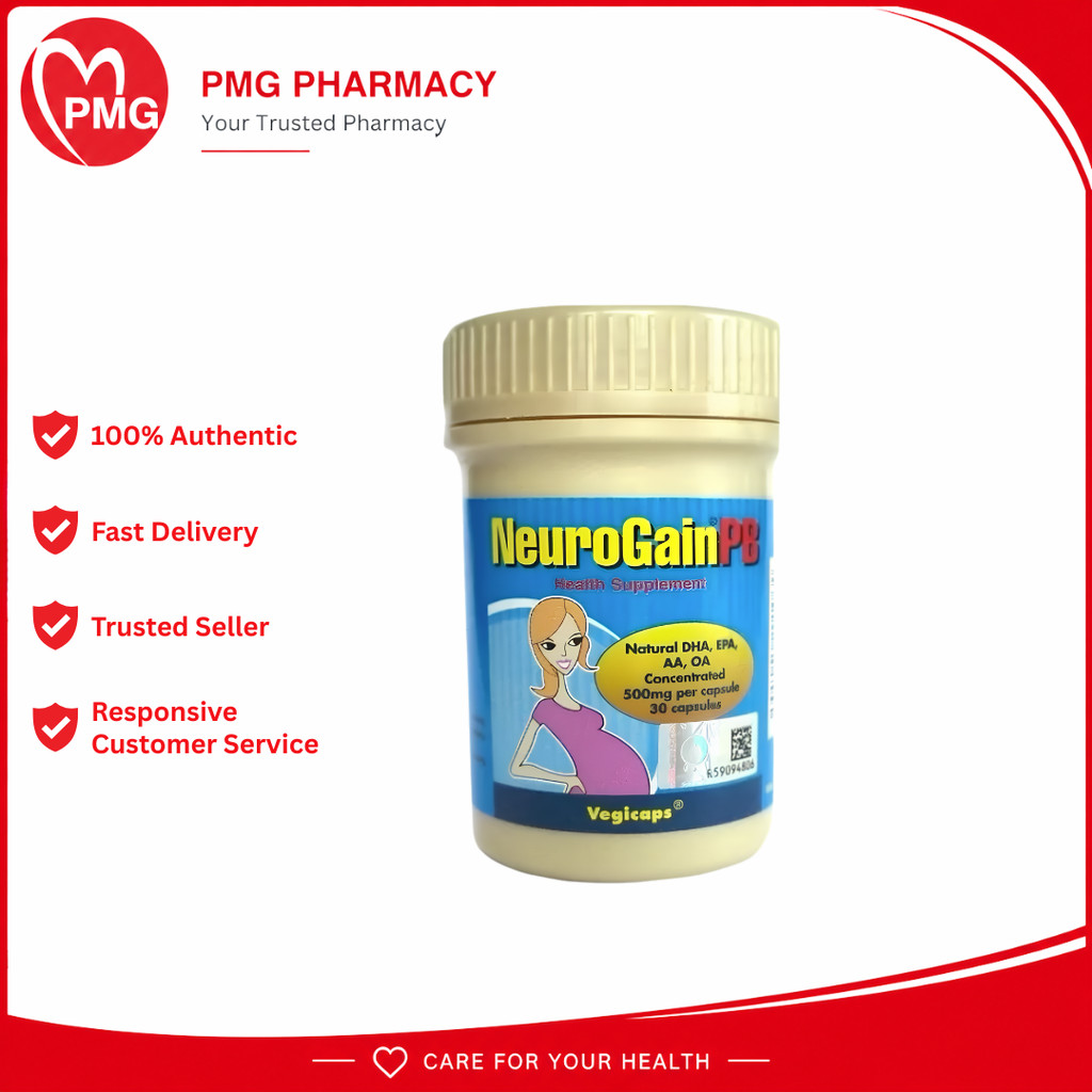 [PMG PHARMACY] Neurogain PB DS Vegecap (30’s) - suitable for pregnant ...