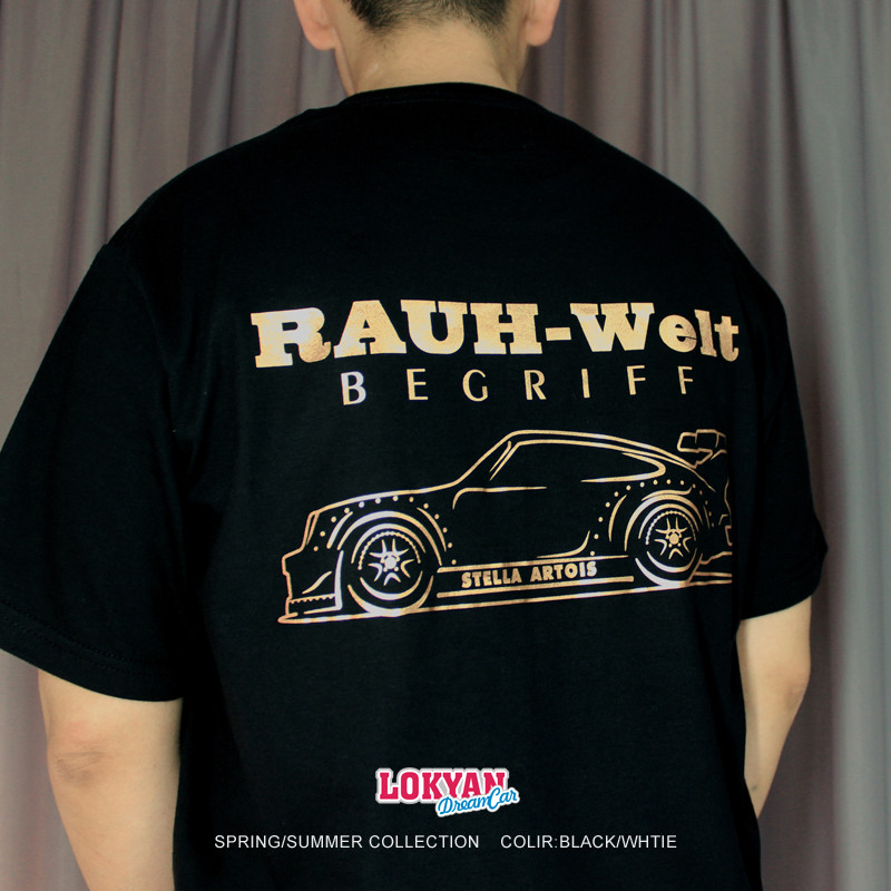 [COD] JDM RWB Porsche T-Shirt (100% Cotton, Crew Neck Short Sleeve ...