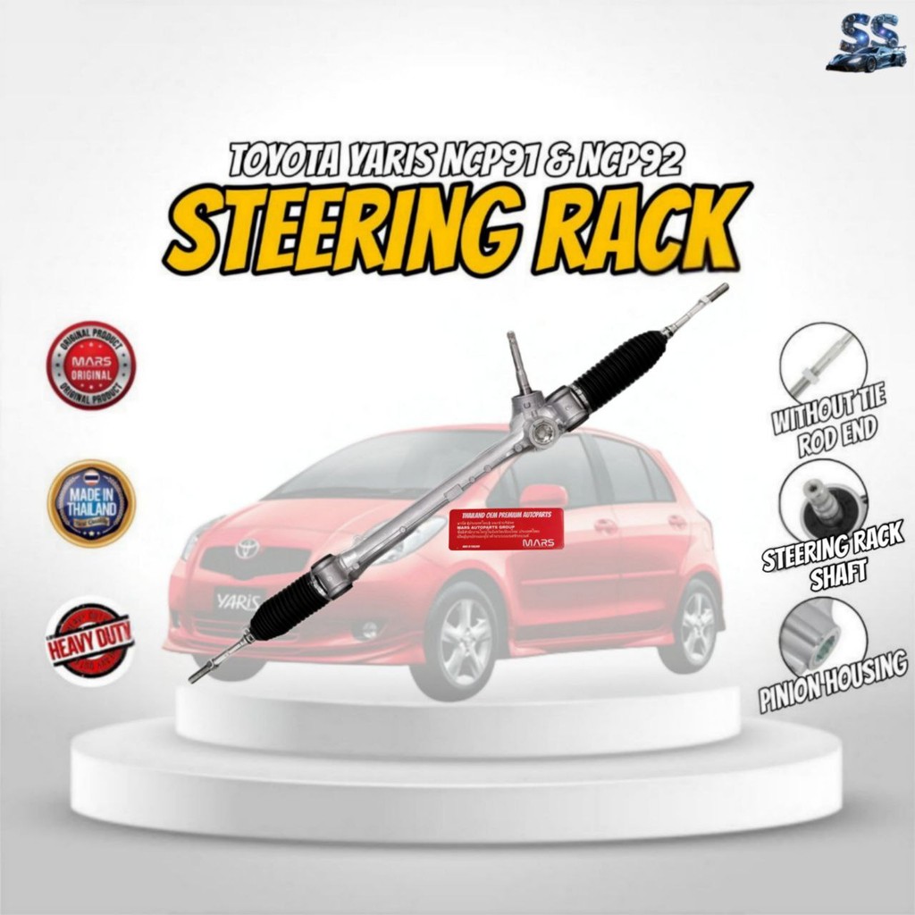 (FULL NEW) (NOT RECOND) STEERING RACK FOR TOYOTA YARIS NCP91 / NCP92 ...