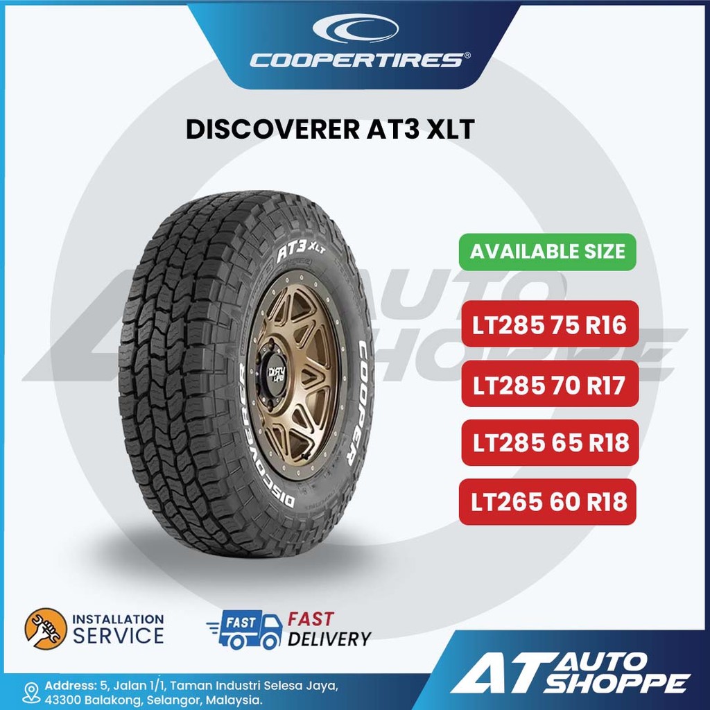 Coopertires Discoverer AT3 XLT LT All Terrain Tires Sizes 285/75R16 285 ...