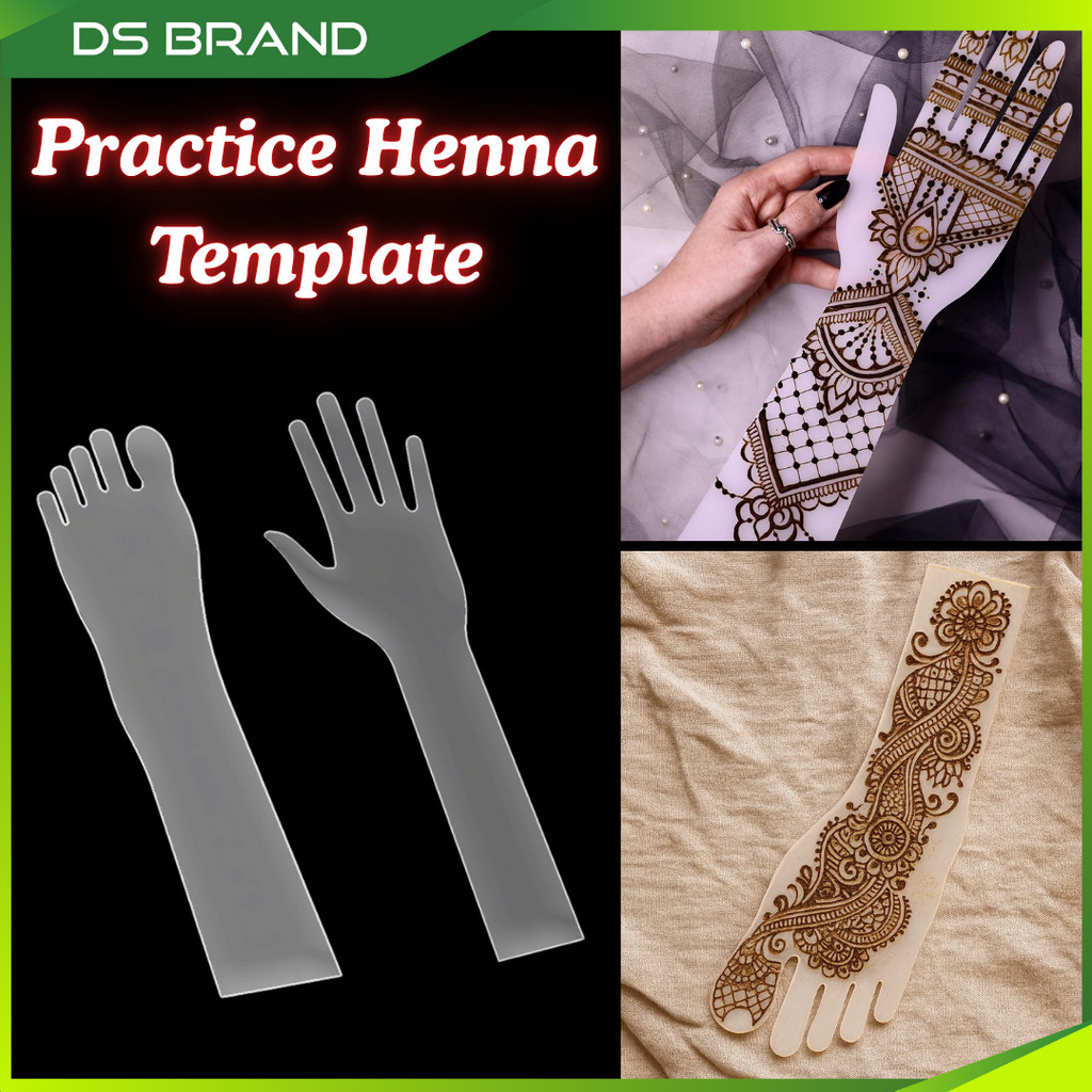 PP Practice Henna Template / Template Latihan Inai Boleh Guna Semula DS ...