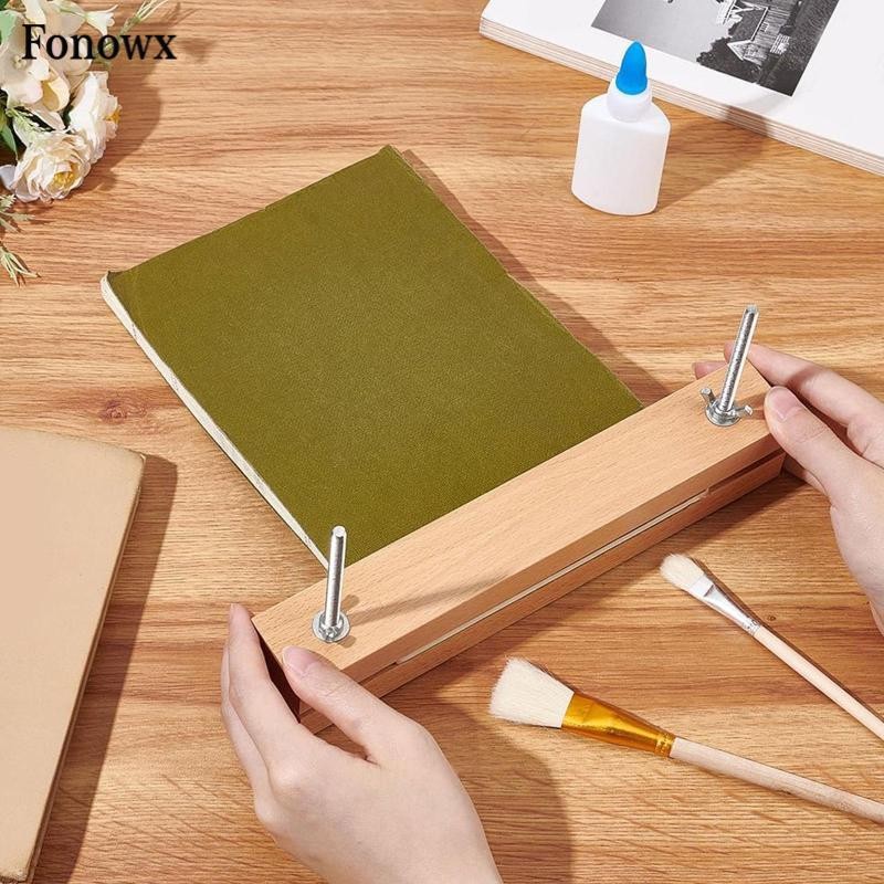 Book Binding Press, Book Press Bookbinding - Wood Book Making Kit