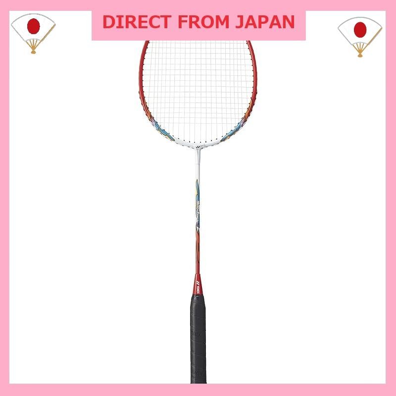Yonex Badminton Racket - Strung with Muscle Power, White/Red (114) G4 ...