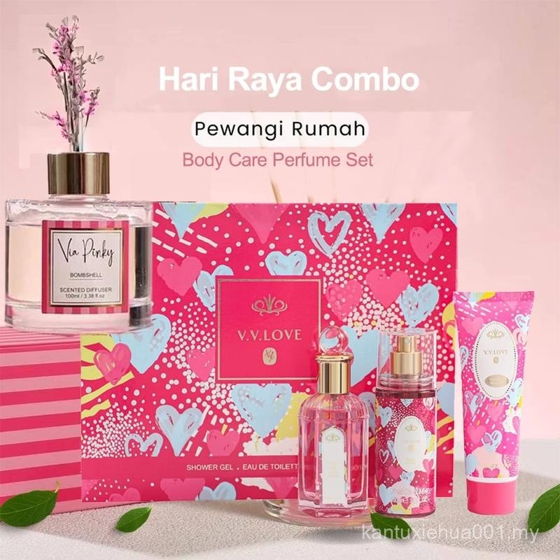 Hari Raya VIA PINKY 100ml Scented Reed DIFFUSER Wangian Rumah dan Bilik ...