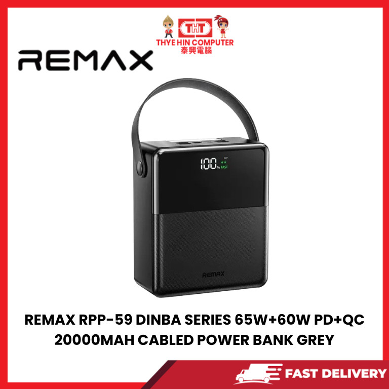 REMAX FP-1 27W+22.5W PILOTEER SERIES 100000MAH POWER BANK | Shopee Malaysia