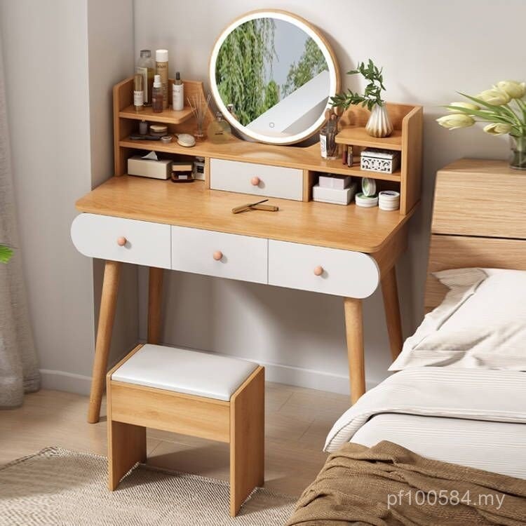 Dressing Table Small Minimalist Bedroom Influencer Master Bedroom ...