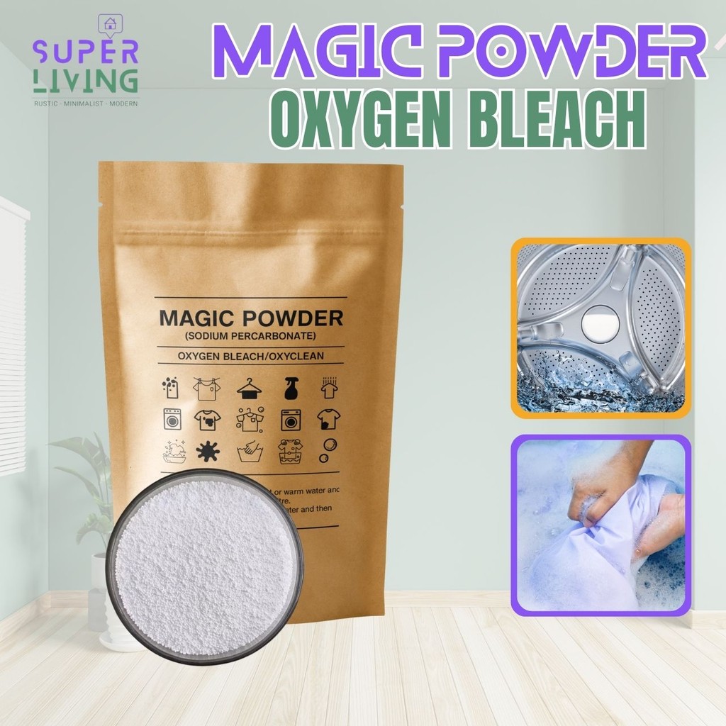 Magic Powder/ Sodium Percarbonate Coated (Oxygen Bleach) Laundry Stain ...