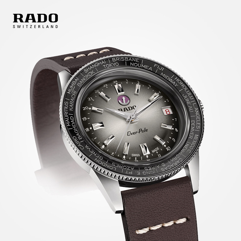 Rado Swiss Radar Watch Captain Cook Series 24 Time Zone Limited Edition ...