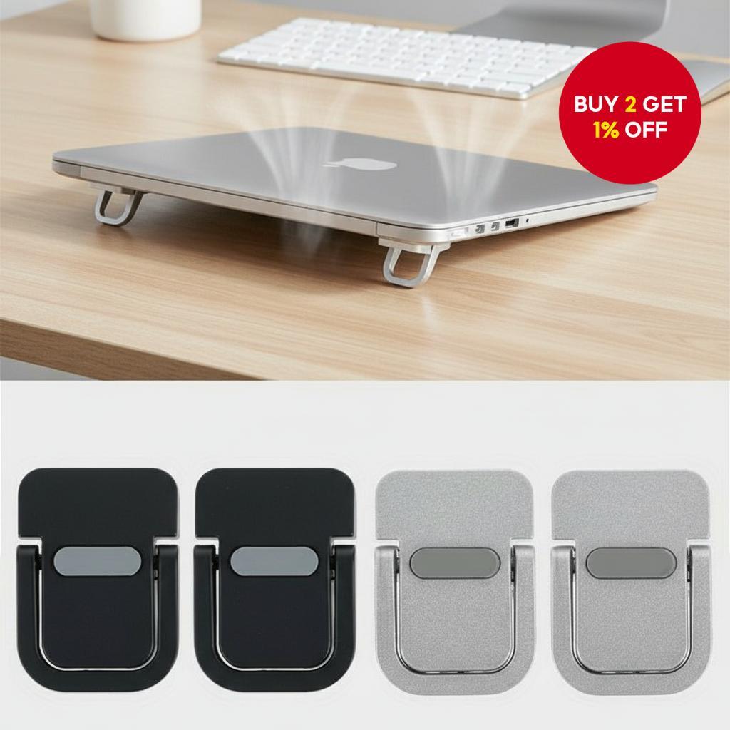 Laptop Riser Stand for Computer Keyboard Mini Aluminum Portable for ...