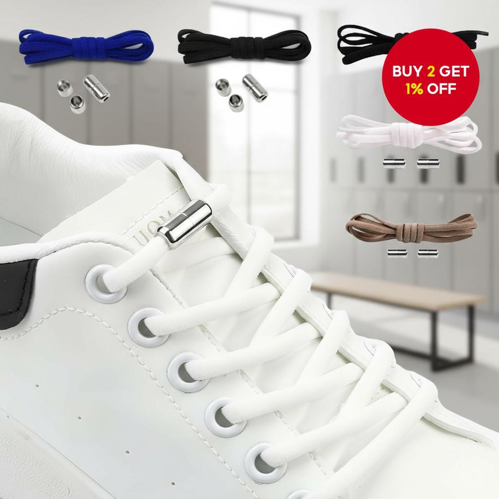 Quick-Release No-Tie Shoelaces for Running and Gym Shoes - Great for ...