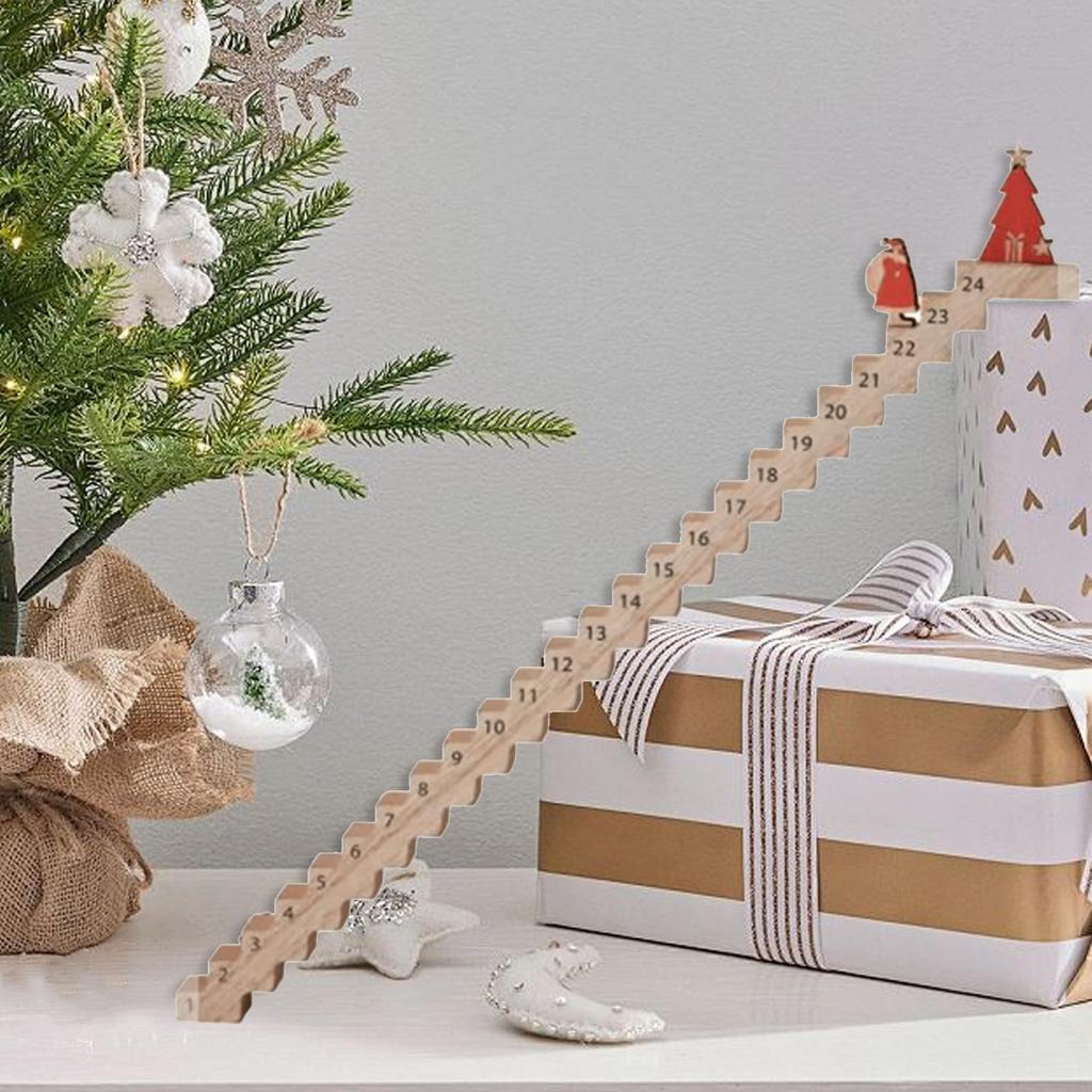 Traveling Rudolf Advent Calendar Wood Christmas Countdown Advent ...