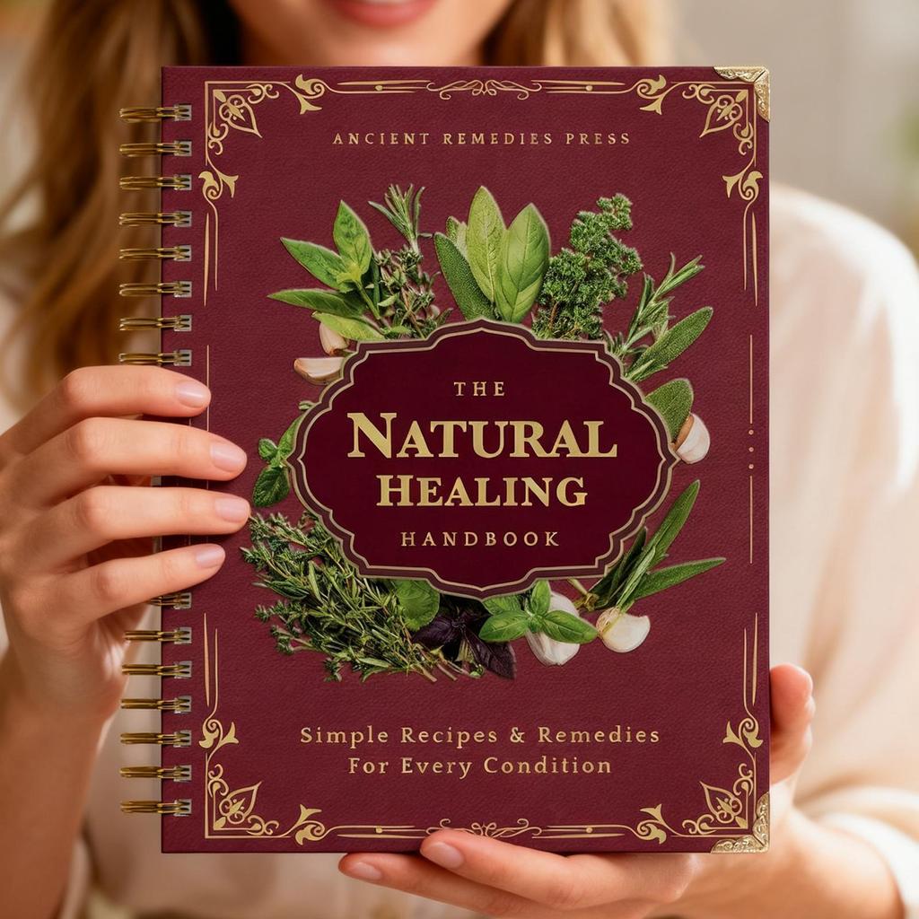 The Natural Healing Handbook Spiral-Bound Guide for Herbal Remedies and ...