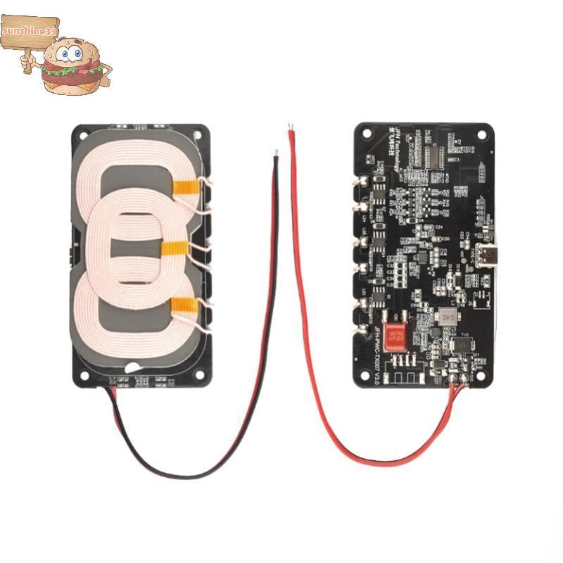 sun 1Pcs DIY Car Outdoor Power Supply 18W Type-C For Qi Wireless ...