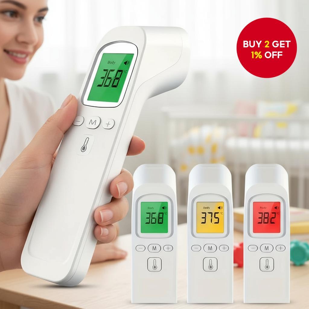 Infrared Forehead Thermometer for Adults and Babies – Non-Contact ...