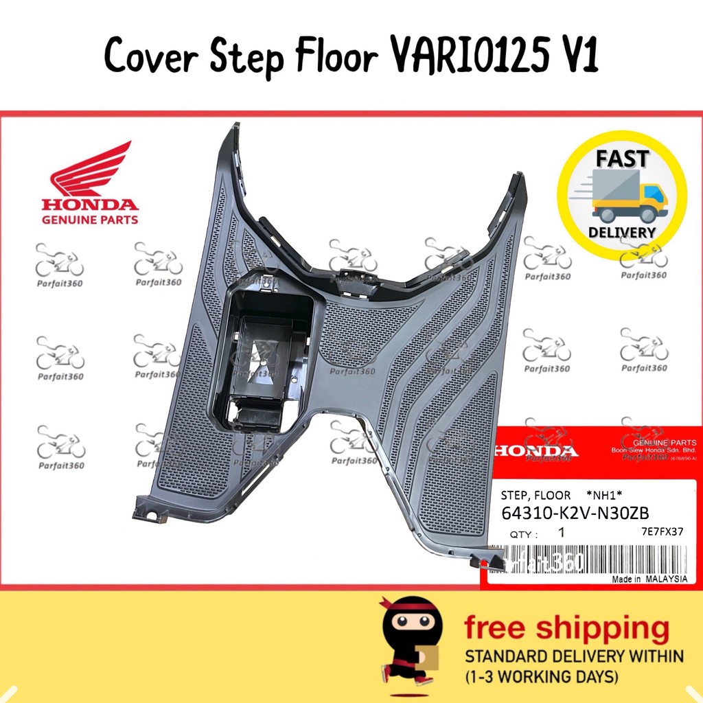 64310-K2V-N30ZB HONDA VARIO125 V1 Cover Black Step Floor / Plastic ...