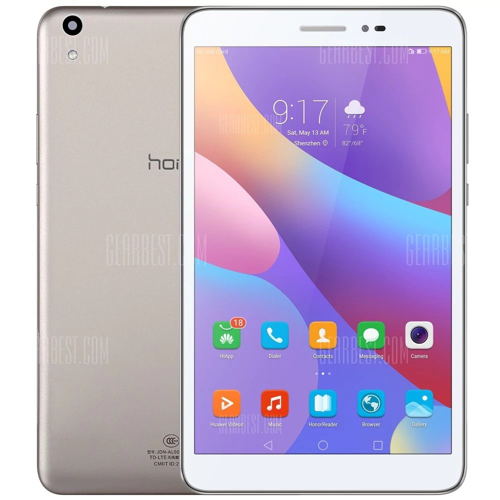 Re-newed Android Tablet Honor Pad 2 (JDN-W09/L01)4G LTE version Can Make Calls & Cellular to Internet