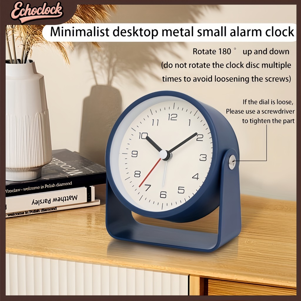 Cross-border Children's Metal Small Alarm Clock Student-Specific Silent ...