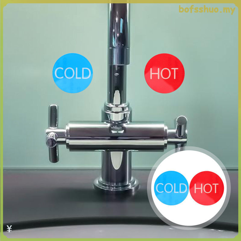 Hot Cold Water Stick Stickers for Shower Faucet Number Use Indicator ...