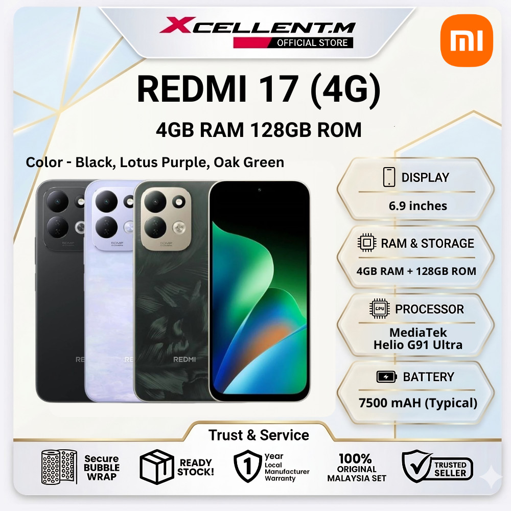 REDMI 17 (4G) [4GB RAM 128GB ROM] | Shopee Malaysia